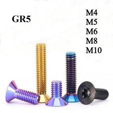 Titanium GR5 Torx Socket Countersunk Head Screws M4 M5 M6 picture