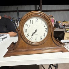 Howard Miller 613-180 Quartz Mantel Clock Wood Case Westminster Chime picture