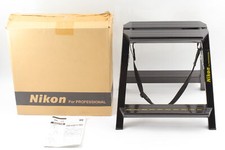 [  Exc+5 w/Strap in box ] Nikon Genuine Stepladder Step Ladder Black From JAPAN picture