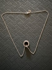 BVLGARI 17” 18K White Gold B.zero1 Pendant Necklace 11.3grams picture