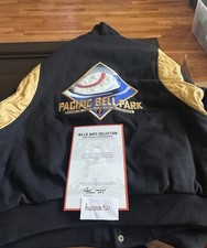 Willie Mays Personal Collection Pacific Bell Park Bomber Jacket SF Giants picture