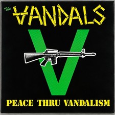 The Vandals - Peace Thru Vandalism, Punk Hardcore Classic Vinyl LP New picture