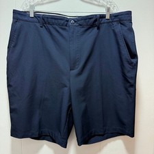 FJ FootJoy Mens Golf Shorts Navy Blue Size 42 Polyester Spandex Performance picture