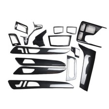 15pcs Interior Cover Trim Kit For Benz ML W166 GL X166 2013-15 ABS Carbon Fiber  picture
