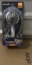 Waterpik PowerPulse 2X Massage Handheld Shower Head 6 Spray Chrome NEW picture