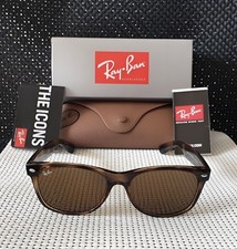BROWN RB2132 RAY-BAN NEW WAYFARER SUNGLASSES FREE (55-18 145MM) picture
