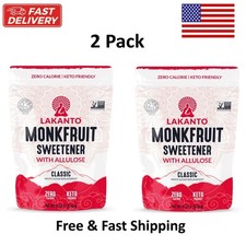 Lakanto Classic Monk Fruit Sweetener with Allulose, 1 lb, 1 Count, (PACK 2) picture