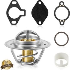 807252Q5 Thermostat Kit 160° For Mercruiser V6 V8 GM Engine 4.3 5.0 5.7 7.4 8.2 picture