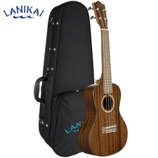 Lanikai MAS-C All Solid Mahogany Series Concert Acoustic Ukulele With Foam Case picture