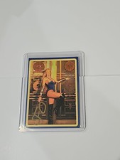 1993 SUZIE OWENS GOLD AUTOGRAPH FLAXEN #62 IMAGINE INC EROTIC/FANTASY CARD picture