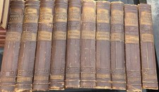 1920's Set of 10 Volumes of The Works Of Irvin S Cobb Hardcovers W/ Signed Copy picture