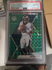 2020 Panini Mosaic - Rookies Jalen Hurts #222 Green Mosaic Prizm (RC) picture