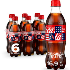 Coca-Cola Original Taste Soda, 16.9 fl. oz. Bottles, 6 Pack picture