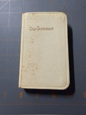 Vintage 1941 New Testament National Bible Press Vest Pocket Bold Face KJV picture