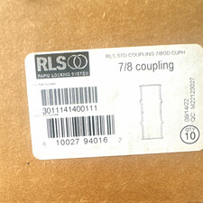 RLS 7/8” Refrigerant Copper Press Coupling 10-Pack 3011141400111 NEW SEALED picture