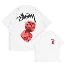 Stussy Fuzzy Dice Short Sleeve T Shirt Men's picture