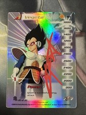 SIGNED Vegeta 2000 Score DBZ Chris Sabat Foil Personality Saiyan Saga Card RED picture