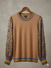 Anthropologie Conditions Apply Celina Knit Pullover Mixed Media picture