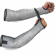 Evridwear Cut Resistant Sleeves with/without Thumb Hole for Work Preventing Stab picture