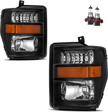 2008-10 Ford F250 F350 F450 F550 Headlight Assembly–Compatible Replacement picture