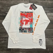 NWT MITCHELL & NESS SAN ANTONIO SPURTS TIM DUNCAN WHITE BASKETBALL SHIRT XXL picture