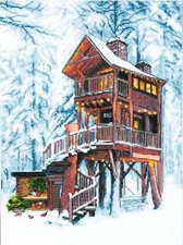 Charivna Mit Counted cross stitch kit M-431C Dream House picture