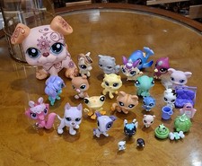  Hasbro Littlest Pet Shop (LPS) toys, specially the Jumbo Dog picture