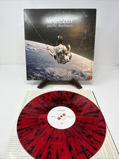 Weezer Pacific Daydream vinyl Red Black Splatter color record Rare Out of print picture