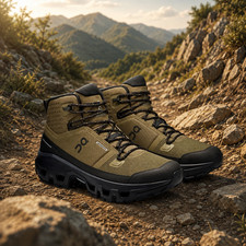 (MEN Size US) - On Running Cloudrock Mid Wp 3MF10161473 Hunter/Black picture