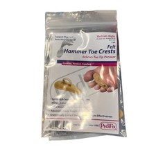 PediFix Support Plus Felt Hammer Toe Orthotic Crests 3 PK. Medium Right picture