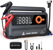 Car Battery Jump Starter with Air Compressor 6000A 150PSI Portable Car Battery J picture