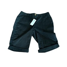 Chico’s The Carley Short Black Bermuda Short 570136590 Size 00 Extra Small NWT picture
