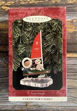 1997 Hallmark Keepsake Ornament Frosty Friends 18th In The Series QX6255 picture