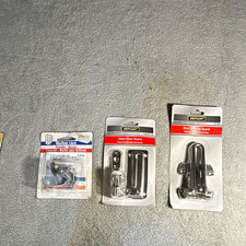 3 Pc Door Security Lock Lot Defiant Chain Guard Mailbox Lock Door Latch picture