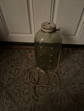Antique McSwain Jr Glass Bait Trap Minnows & Roaches Jonesboro Arkansas picture