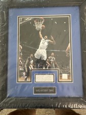 Karl Anthony Towns Signed 11x14 Framed Photo Auto Fanatics COA NY Knicks picture