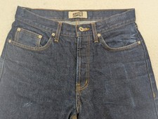 Naked & Famous True Guy Dirty Fade Selvedge Denim Jeans 31 Button Fly $176 picture
