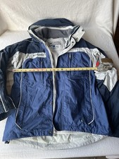 Columbia Vertex 3-in-1 Mens S Navy Ski Jacket Fleece Liner Interchange Set picture