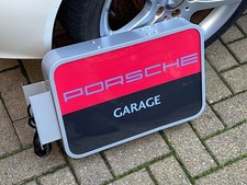 RARE 1990’s PORSCHE GARAGE ILLUMINATED SIGN SHOWROOM DEALER WORKSHOP SERVICE picture