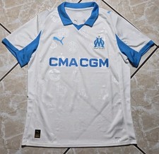 NWT Puma Olympique de Marseille 25/26 Authentic Home Soccer Jersey Mens Medium picture
