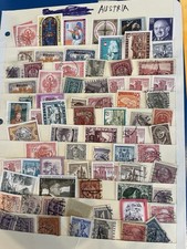 Awesome Vintage AUSTRIA Colliecfton. 2200 Mint & used stamps From Past 125 Years picture