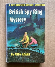 SIGNED Peter Harkins British Spy Ring Mystery Andy Adams Biff Brewster 1964 1st picture