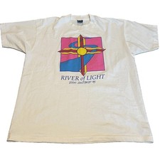 Vtg Jesus Tee San Antonio River Of Light Xl 90s Vintage Single Stitch T-Shirt picture