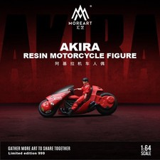 MoreArt 1:64 Akira Resin Motorcycle Figure Set For Scene Model(2PCS) picture
