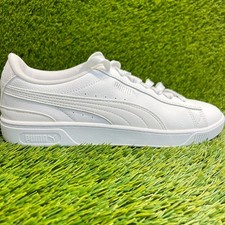 Puma Vikky V3 Womens Size 8.5 Triple White Athletic Lifestyle Shoes Sneakers picture