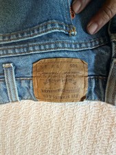 Vintage Levi's 505 Orange Tab Light Wash Denim Jeans Size W33 L32 picture