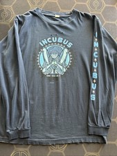 Incubus T-Shirt Y2K Vintage Graphic Long Sleeve 2002 size L Band Morning View picture