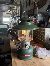 Genuine 1964 Vintage Coleman Green Lantern Model 228F. picture