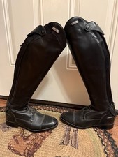 Ariat Divino Zip Riding Boots Black Women’s Sz 7.5 Reg. Height Med. Calf - EUC picture