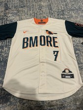 New Baltimore Orioles Jackson Holliday #7 City Connect Stitched Baseball Jersey picture